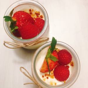 Postre de San Valentín saludable-extra fácil